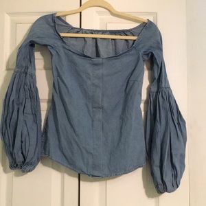 Blue blouse